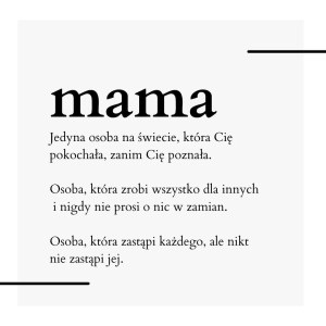 Najpiękniejsze ze słów... MAMA Inne Pasja 5 Najpiękniejsze ze słów... MAMA Inne Pasja 5 - Szydełko Pani Myszy