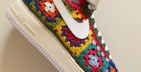 “Air Force 1 High Granny Crochet”