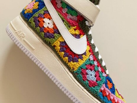 “Air Force 1 High Granny Crochet”
