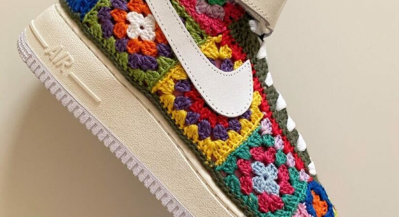 “Air Force 1 High Granny Crochet”