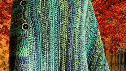 Jesienne poncho