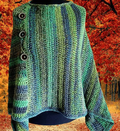 Jesienne poncho