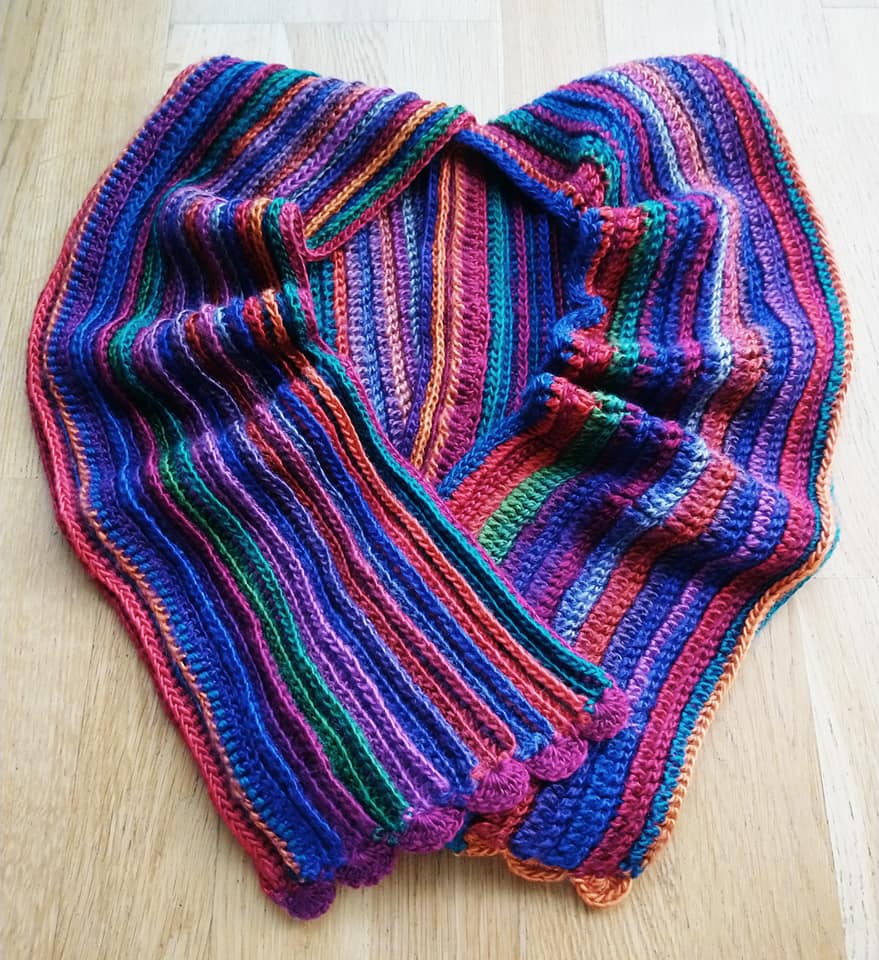 Rekordowy szalik handmade dla WOŚP Wokół szydełka, Szaliki akryl, bawełna, bawełna/akryl, Pasja, wełna i ... 7 Rekordowy szalik handmade dla WOŚP Wokół szydełka, Szaliki akryl, bawełna, bawełna/akryl, Pasja, wełna i ... 7 - Szydełko Pani Myszy