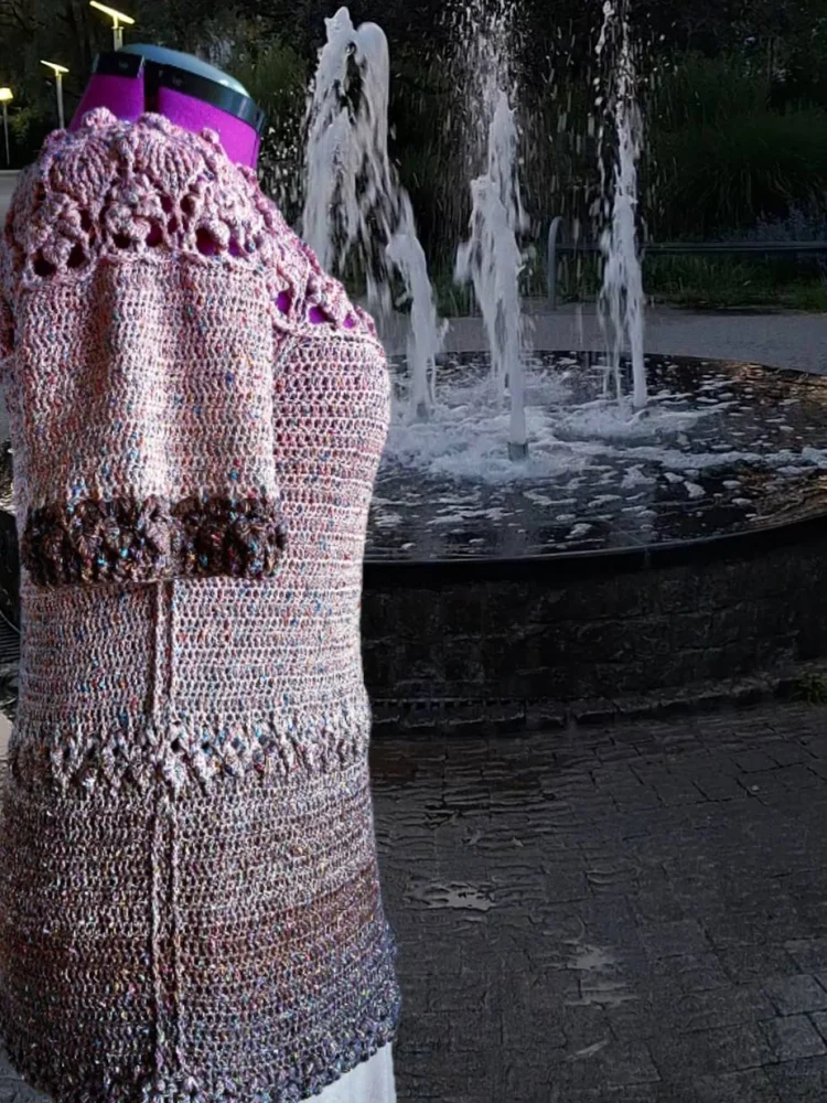 Sweterek " Mimi bis" Bluzki, Swetry bawełna/akryl, Dziewczyny lubią brąz, Załóż róż i już 7 Sweterek " Mimi bis" Bluzki, Swetry bawełna/akryl, Dziewczyny lubią brąz, Załóż róż i już 7 - Szydełko Pani Myszy
