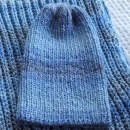 Czapka "beanie na niebiesko" - obrazek 3